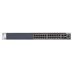 NETGEAR M4300-28G Stackable Managed Switch with 24x1G and 4x10G including 2x10GBASE-T and 2xSFP+ Lay